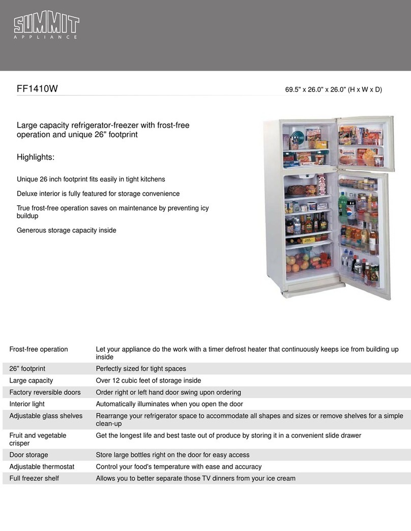 Summit FF1410 Manual de usuario
