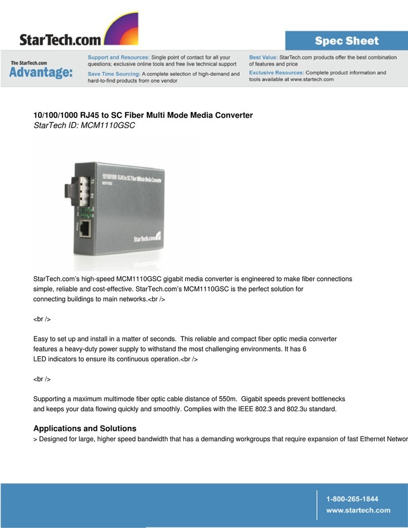 StarTech.com MCM1110GSC Manual de usuario