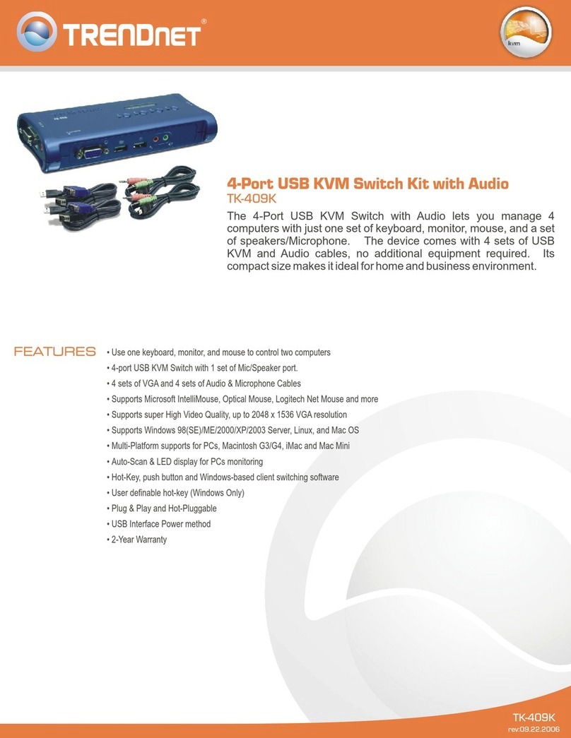 TRENDnet TK-409K Manual de usuario