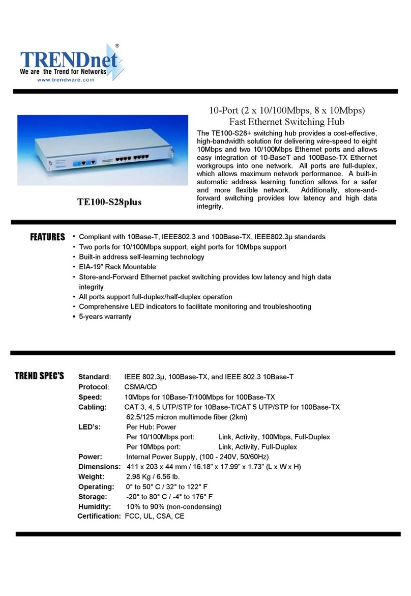 TRENDnet TE100-S28plus Manual de usuario