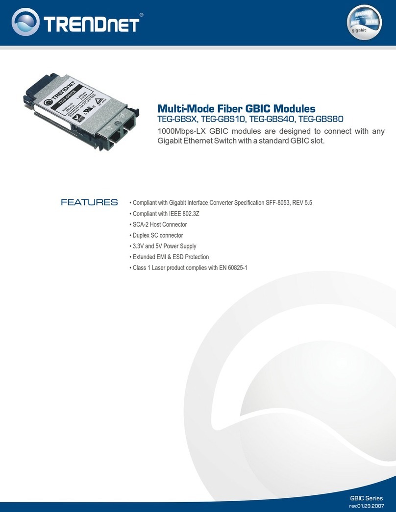 TRENDnet TEG-GBS10 Manual de usuario