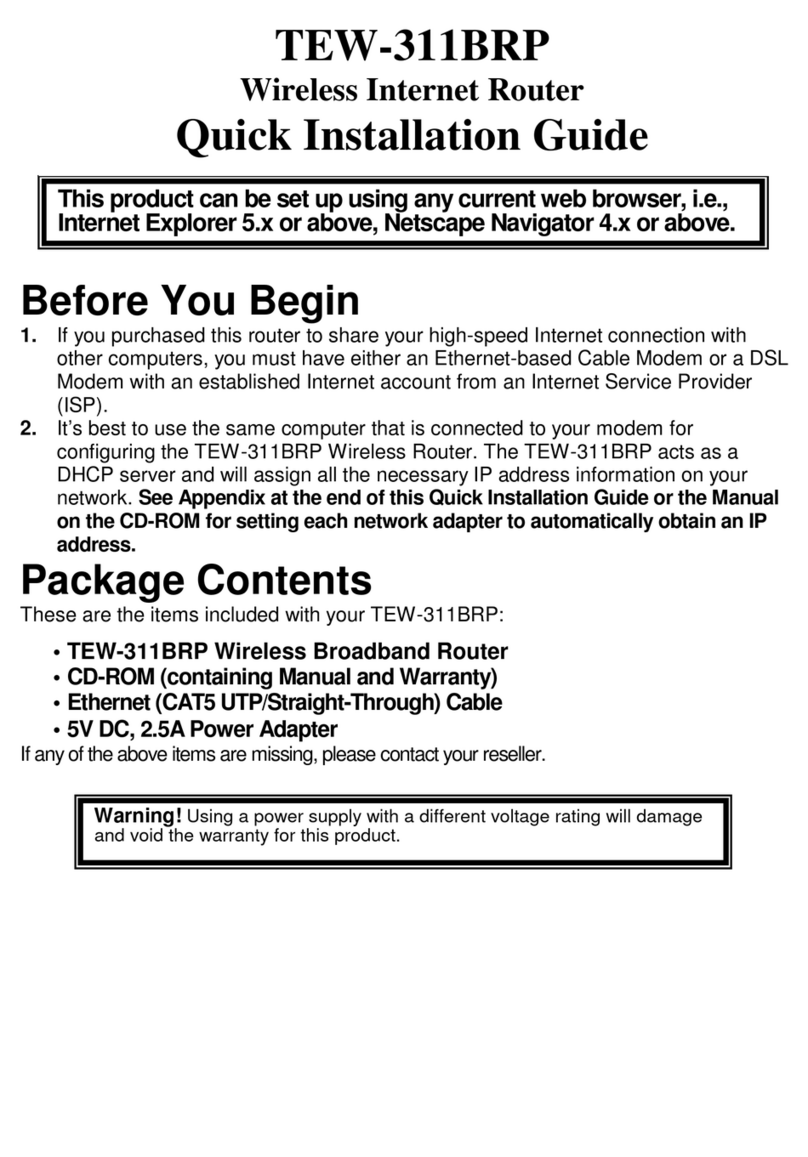 TRENDnet TEW-311BRP Manual de usuario
