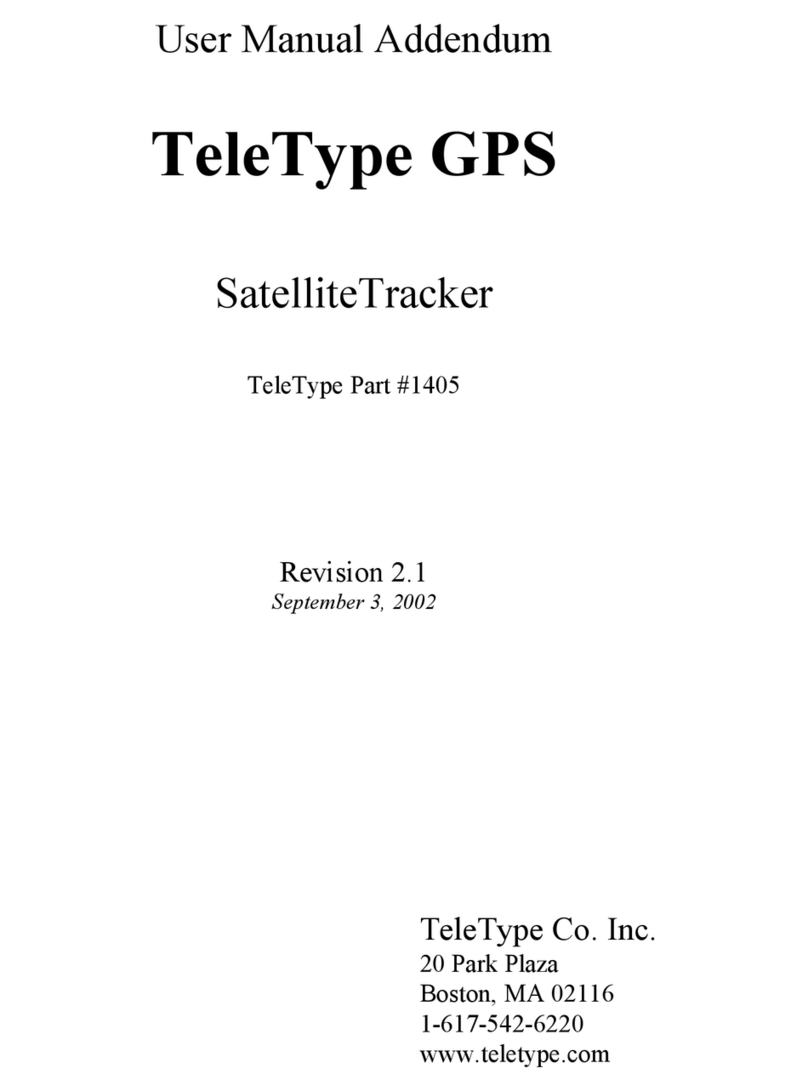 Teletype SatelliteTracker 1405 Instrucciones de instalación y funcionamiento
