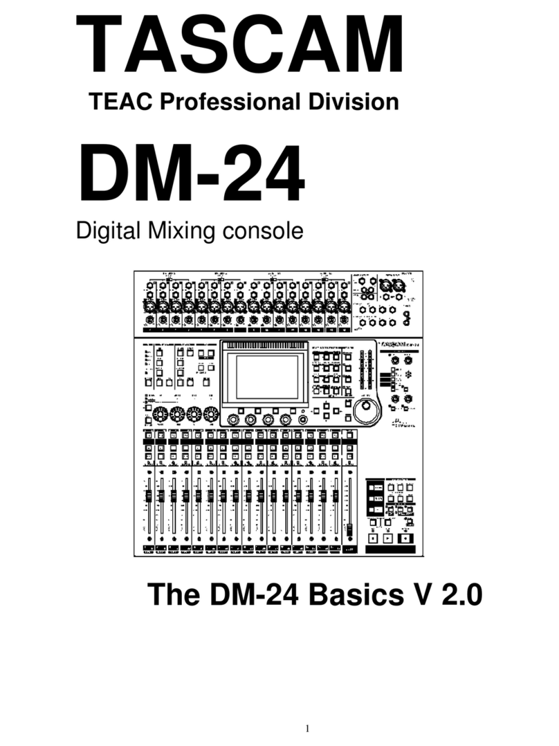 Tascam DM-24 Guía del usuario Tascam DM-24 Guía del usuario