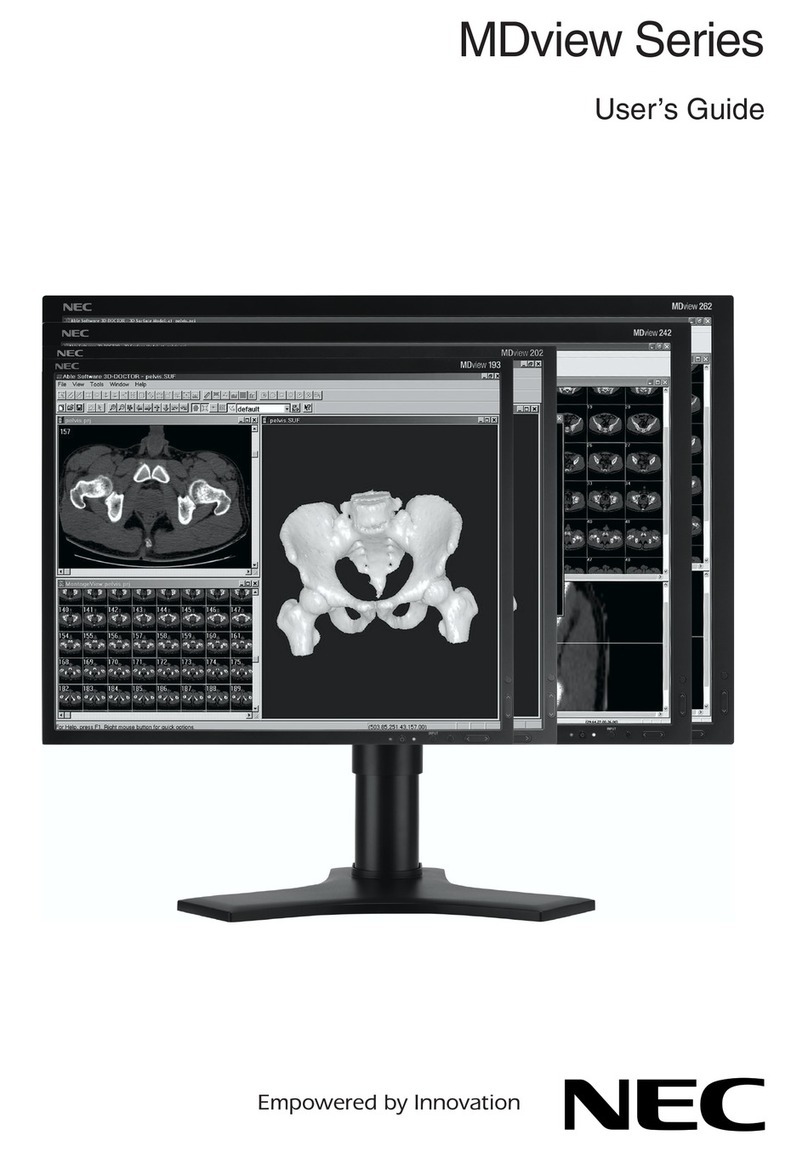NEC MDview 193 Manual de usuario