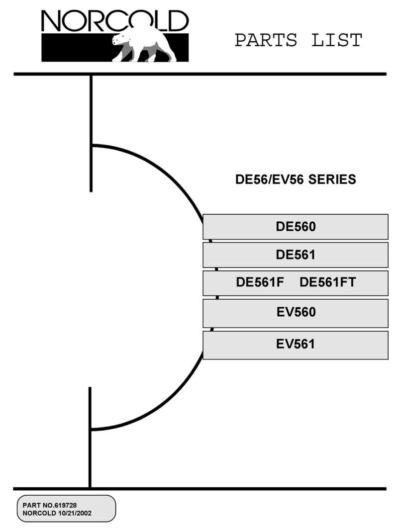 Norcold DE-560 Manual de usuario