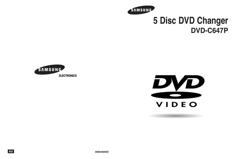 Samsung DVD-C647P Manual de usuario