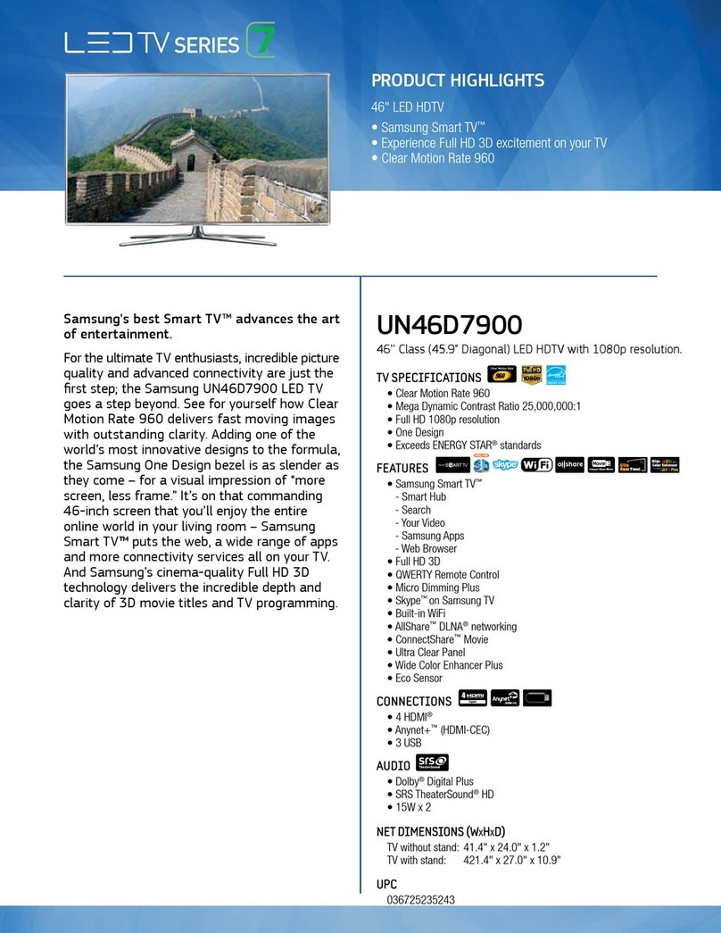 Samsung UN46D7900 Manual de usuario