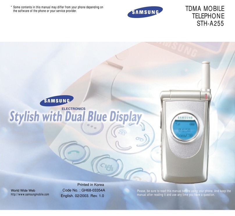 Samsung STH-A255 Manual de usuario