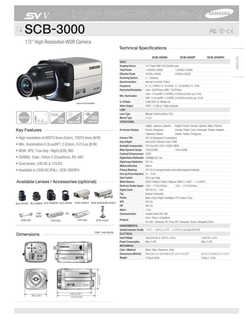 Samsung SCB-3000 Manual de usuario