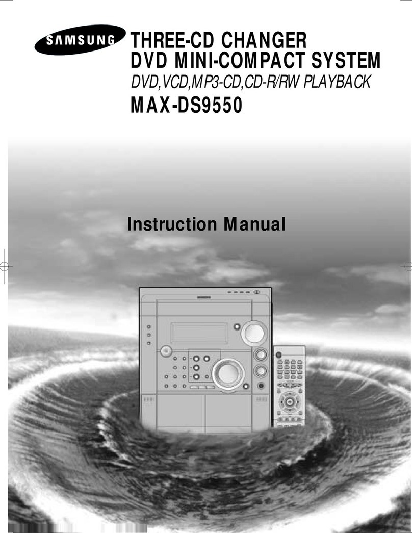 Samsung MAX-DS9550 Manual de usuario
