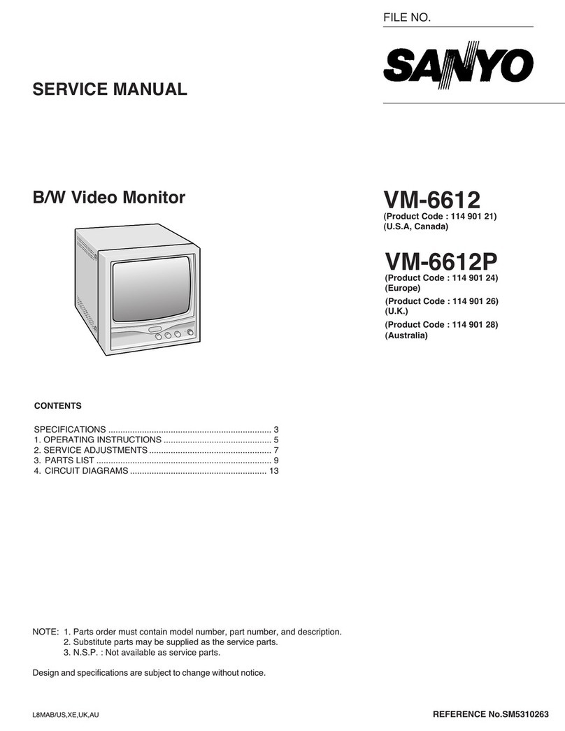 Sanyo VM-6612 Manual de usuario