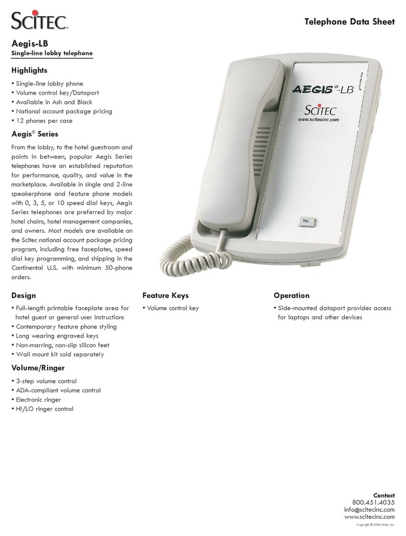 Scitec AEGIS-LB Manual de usuario