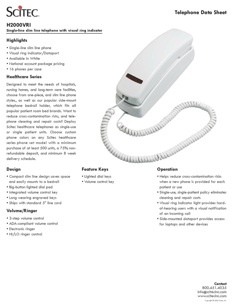 Scitec H2000VRI Manual de usuario