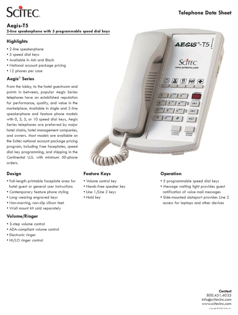 Scitec AEGIS-T5 Manual de usuario