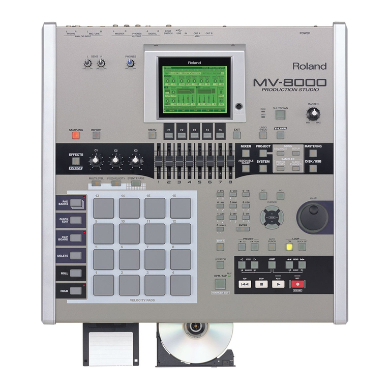 Roland MV-8000 Manual de usuario Roland MV-8000 Manual de usuario