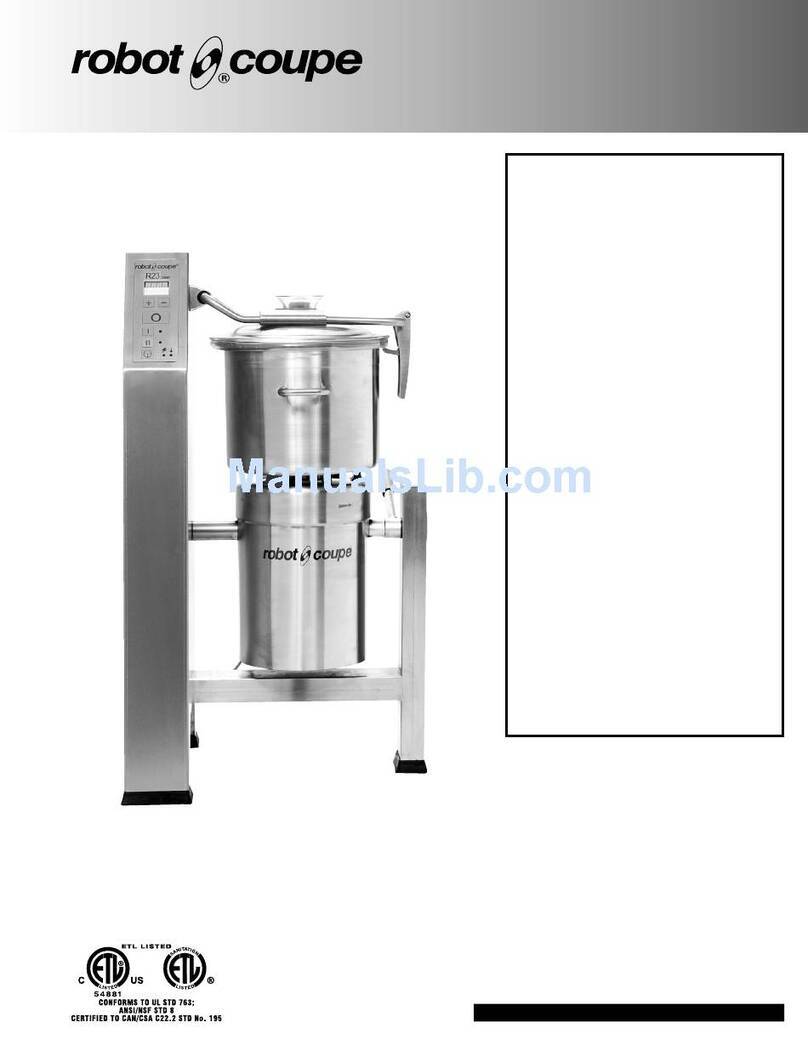 Robot Coupe R23 Manual de usuario