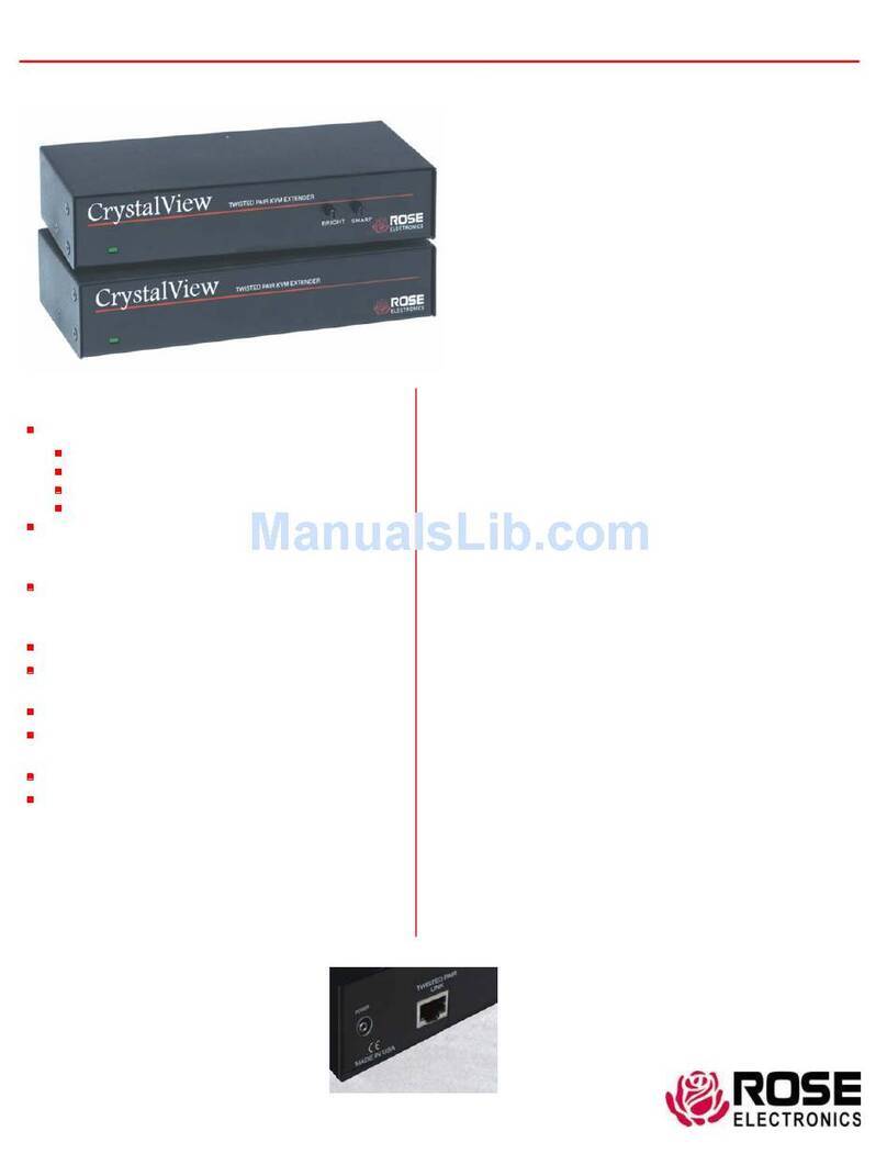 Rose electronics CRK-1USB Manual de usuario