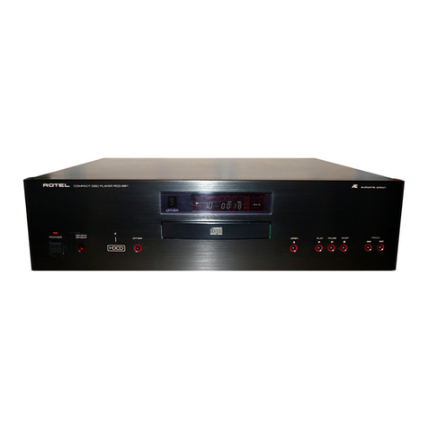 Rotel RCD-991 Manual de usuario