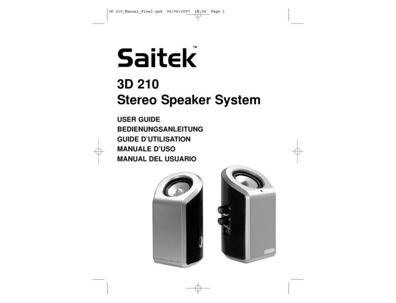 Saitek 3D 210 Manual de usuario