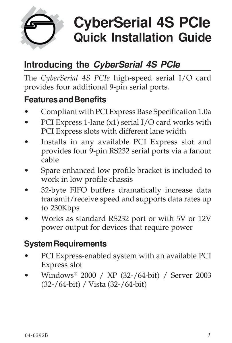 SIIG JJ-E40011-S2 Manual de usuario