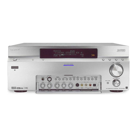 Sony STR-DA3100ES - Fm Stereo/fm-am Receiver Manual de usuario