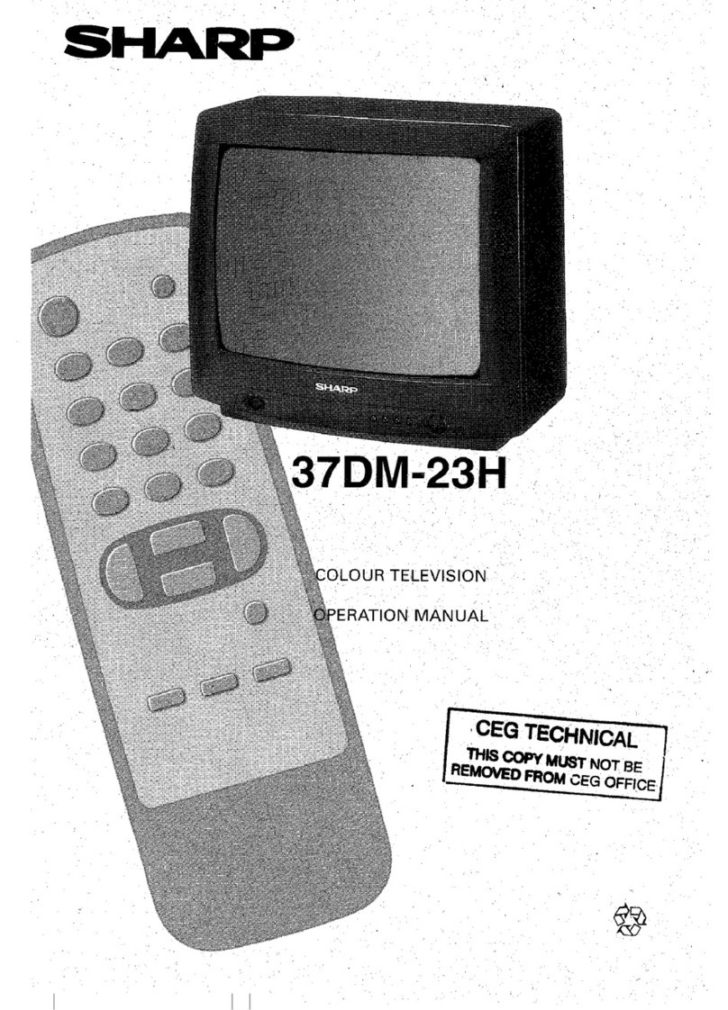 Sharp 37DM-23H Manual de usuario