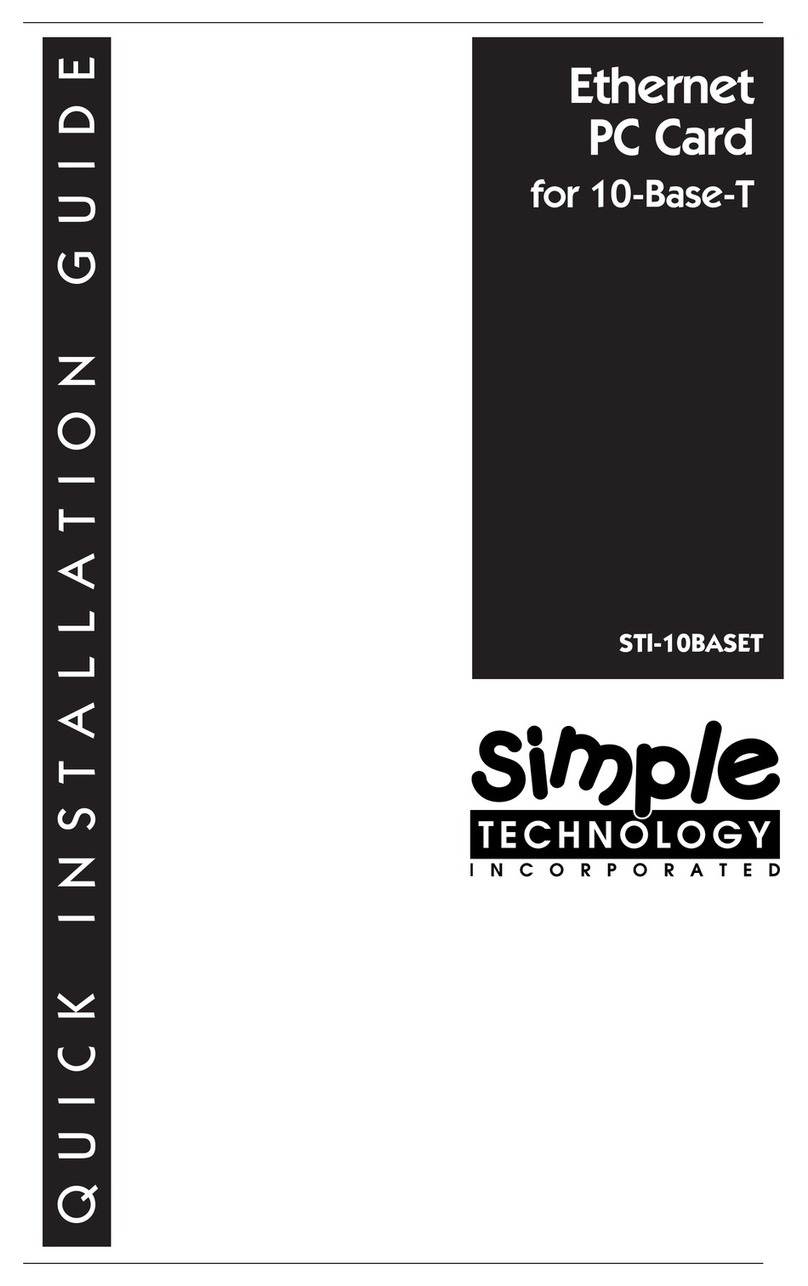 SimpleTech STI-10BASET Manual de usuario
