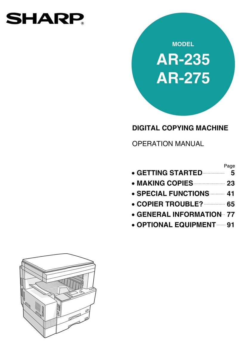 Sharp AR-235 Manual de usuario