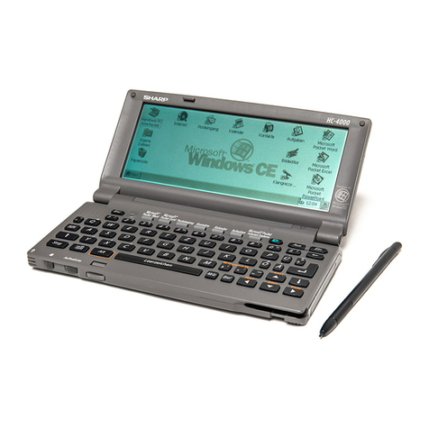 Sharp Mobilon HC-4000 Manual de usuario