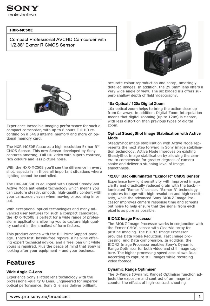 Sony HXR-MC50E Manual de usuario