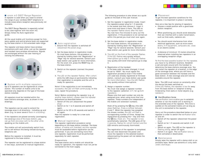 Snom M3 Manual de usuario