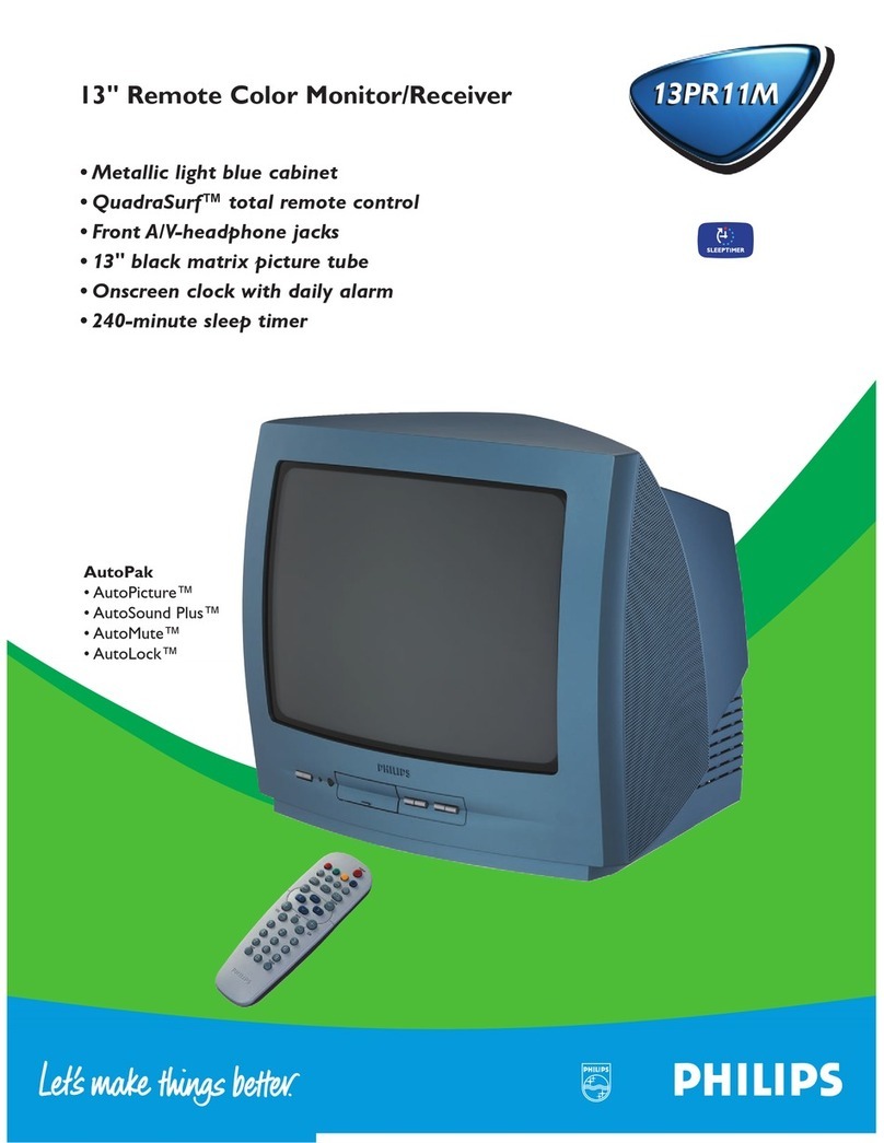 Philips 13PR11M Manual de usuario