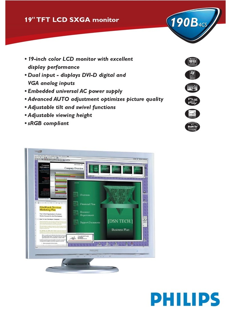Philips 190B4CS Manual de usuario