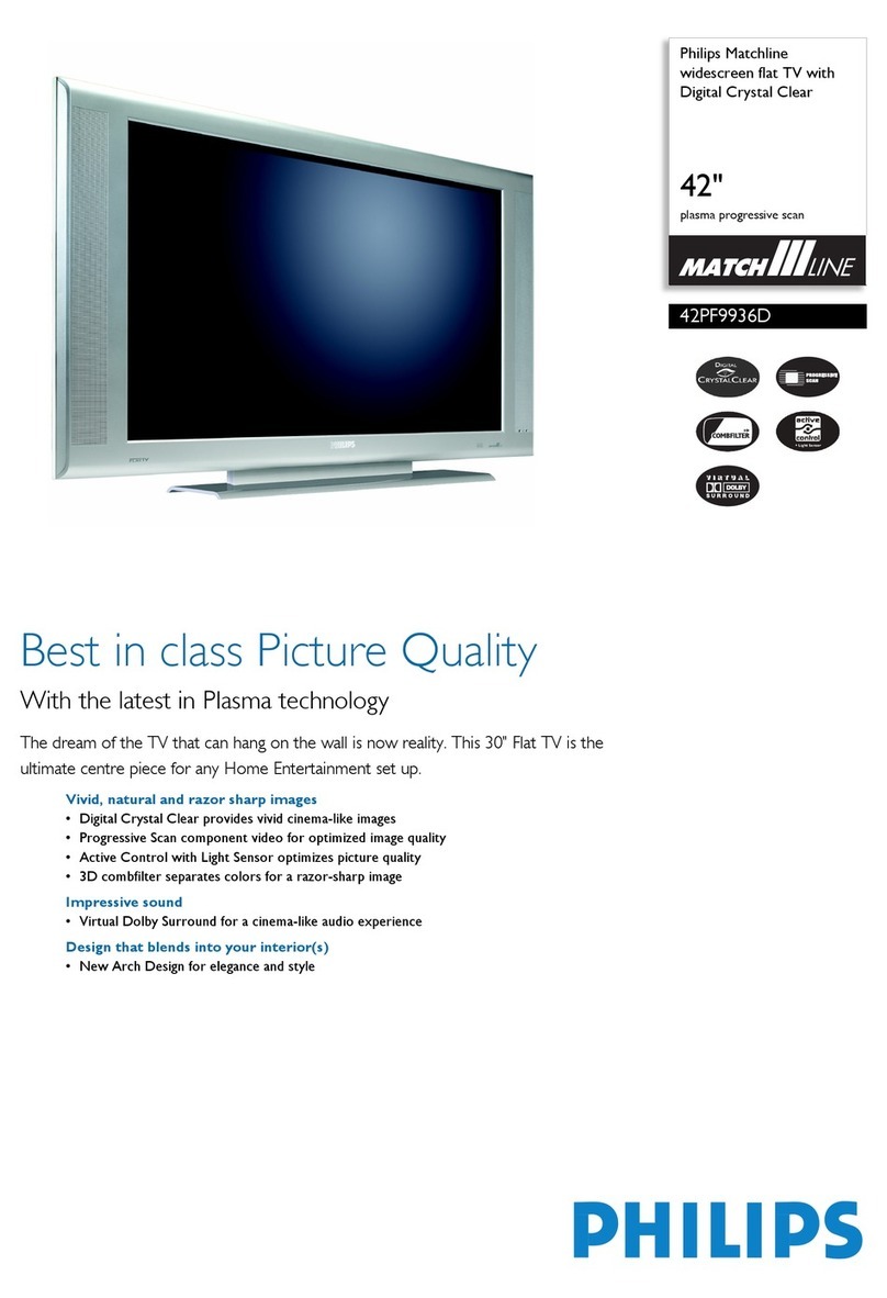 Philips Matchline 42PF9936D Manual de usuario