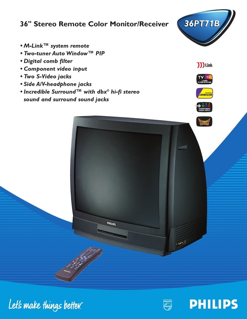 Philips 36PT71B Manual de usuario