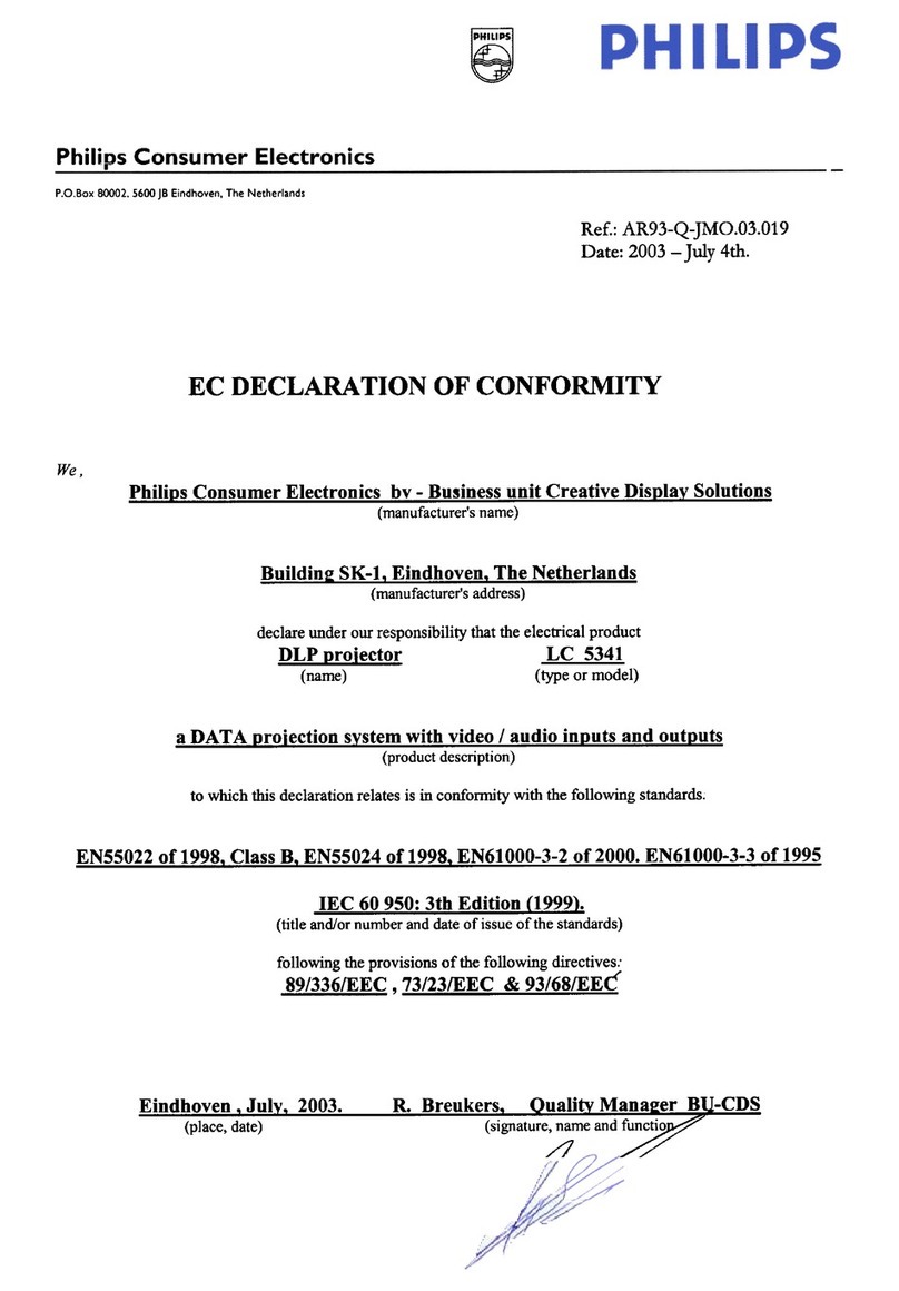 Philips LC5341 Guía de referencia Philips LC5341 Guía de referencia