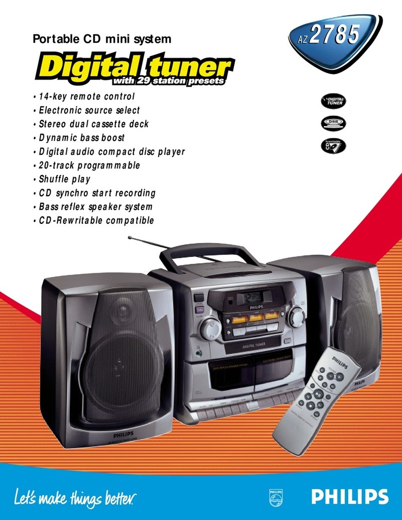 Philips AZ 2785 Manual de usuario