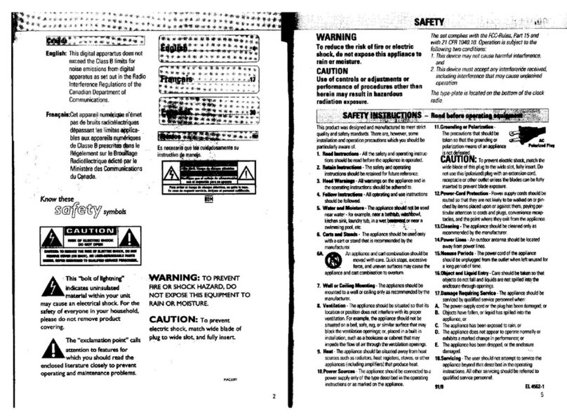 Philips AZ 2710 Manual de usuario