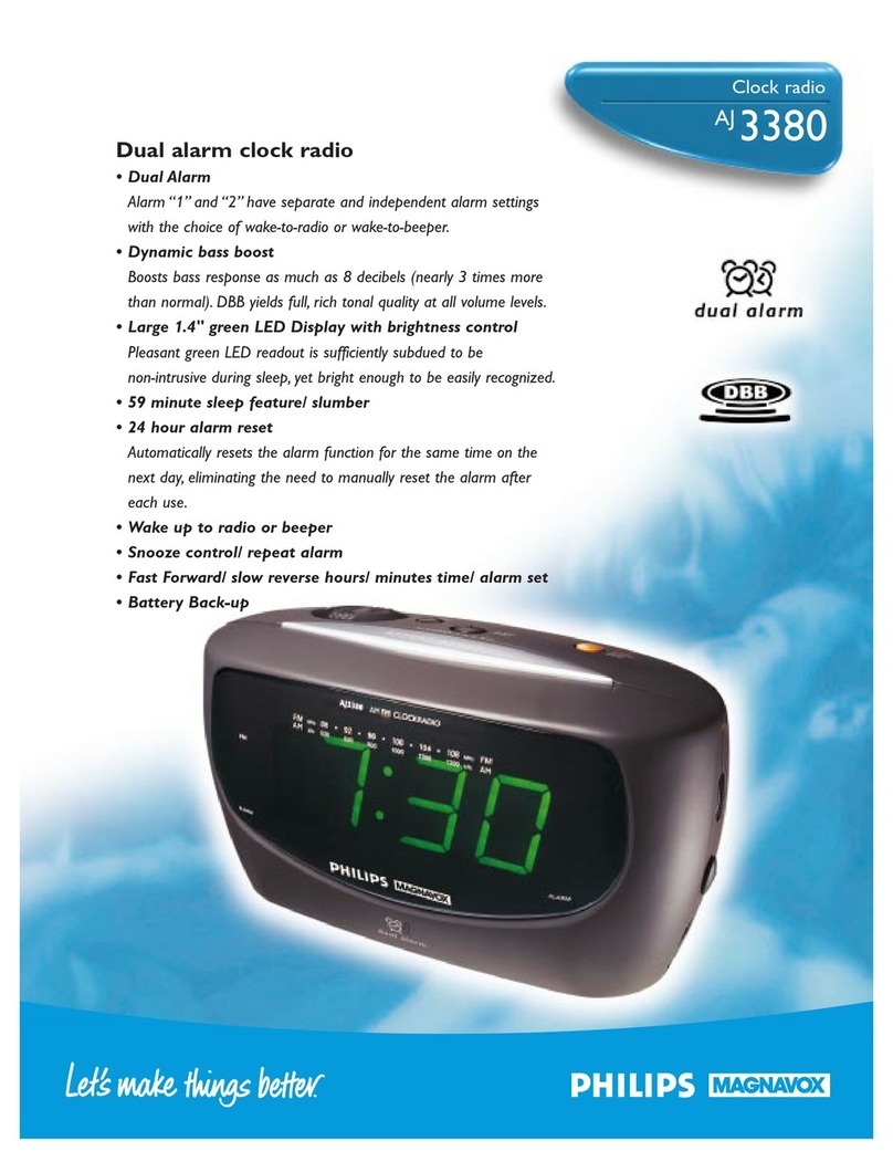 Philips XP AJ 3380 Manual de usuario