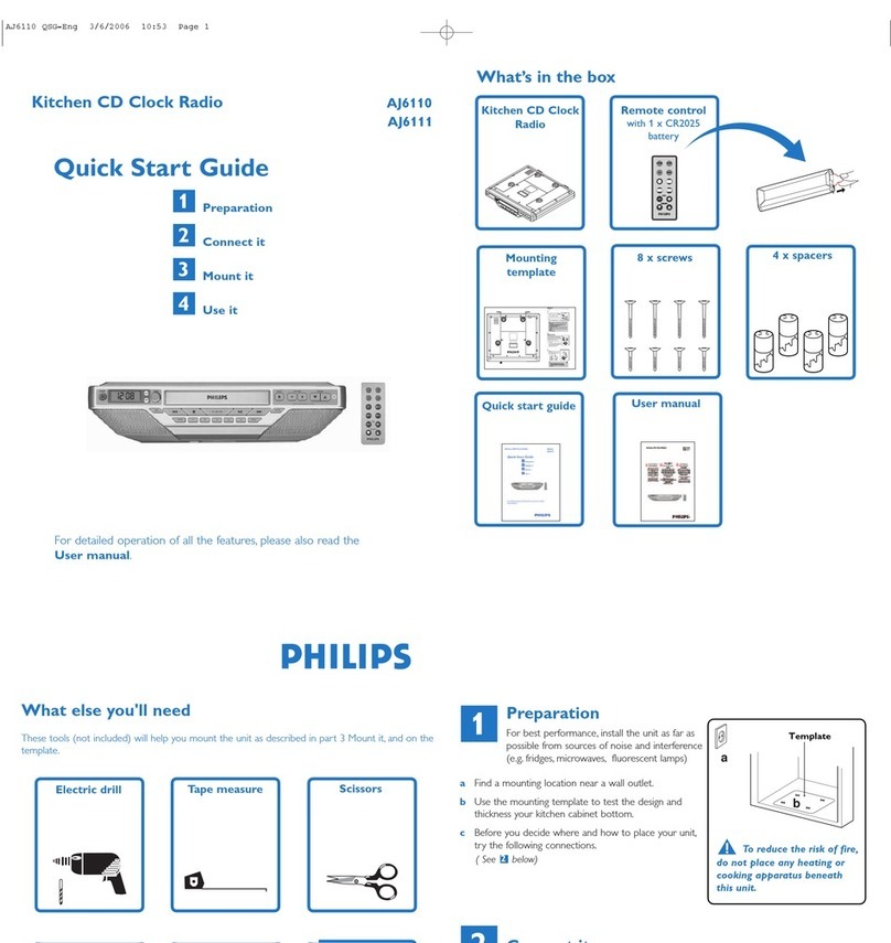 Philips AJ6110 Manual de usuario