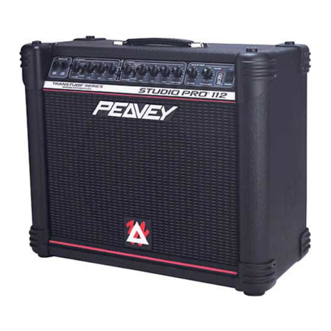 Peavey StudioPro 112 Manual de usuario