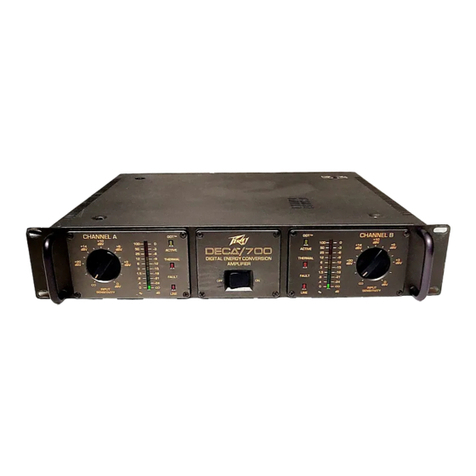 Peavey DECA 700 Manual de usuario