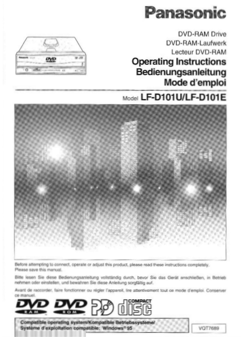 Panasonic LF-D101E Manual de usuario