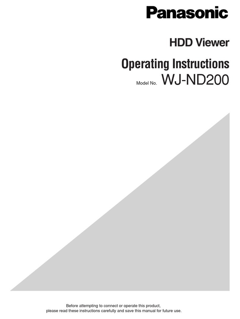 Panasonic WJND200 - NETWORK DISK RECORDER Manual de usuario