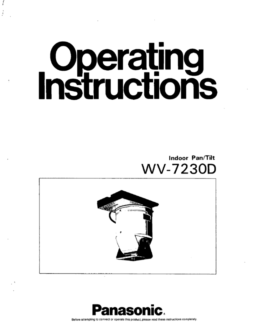 Panasonic WV7230 - CCTV ACCESSORIES Manual de usuario Panasonic WV7230 - CCTV ACCESSORIES Manual de usuario
