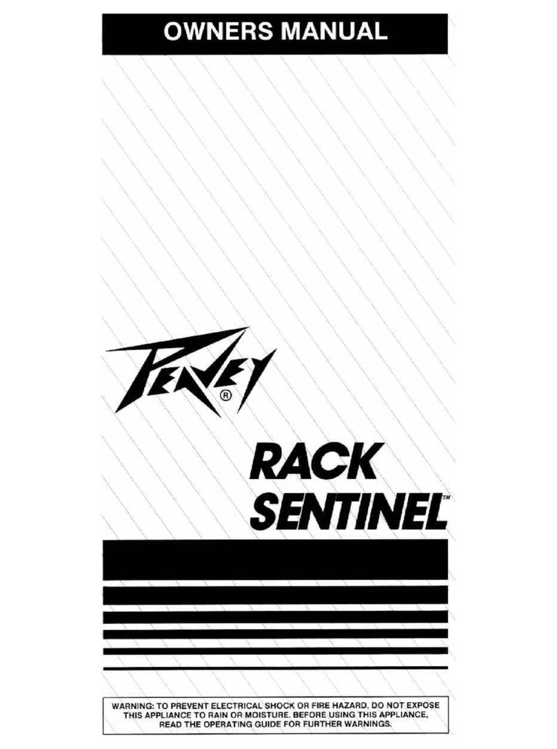 Peavey Rack Sentinel Manual de usuario
