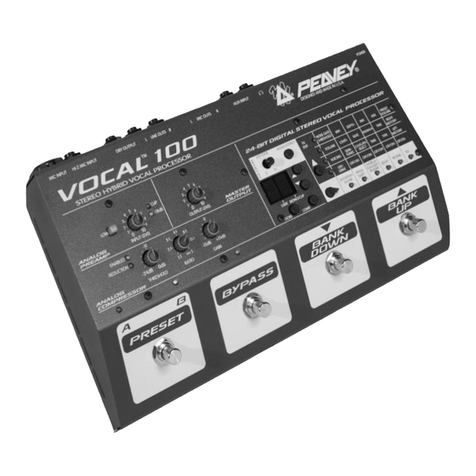 Peavey Vocal 100 Manual de usuario