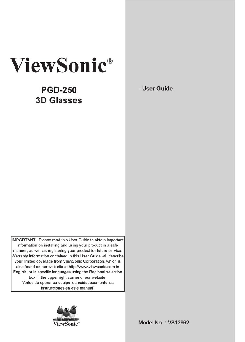 ViewSonic PGD-250 Manual de usuario