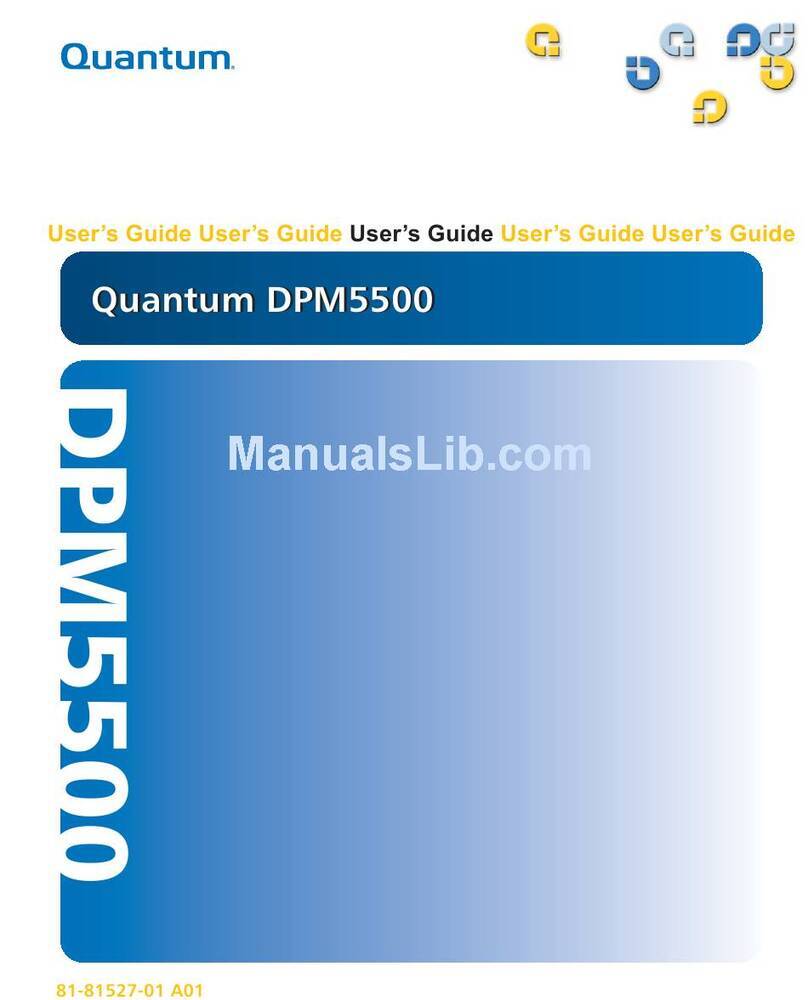 Quantum DPM 5500 Manual de usuario